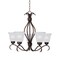Maxim Basix 5-Light Chandelier 10125FTOI - alternate 1